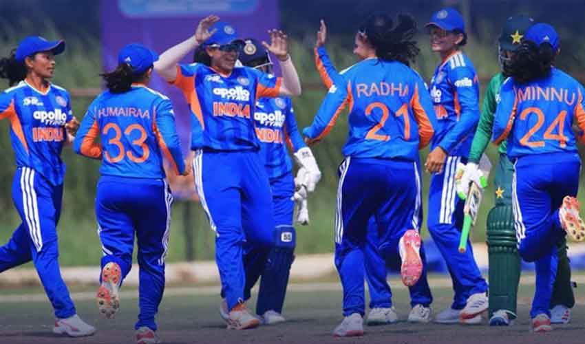 ویمنز ایشیا کپ رائزنگ اسٹارز، بھارت نے پاکستان کو شکست دے دی