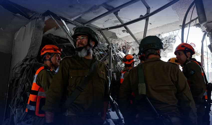 تل ابیب میں اسرائیلی لیڈرشپ شیلٹر ایرانی حملے میں تباہ