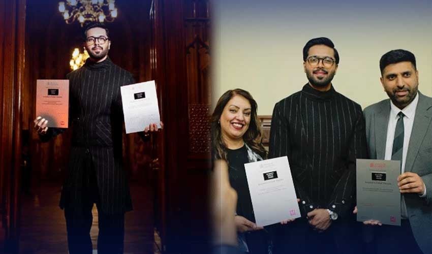 اداکار فہد مصطفیٰ کو برطانوی پارلیمنٹ میں2ایوارڈز سے نوازا گیا