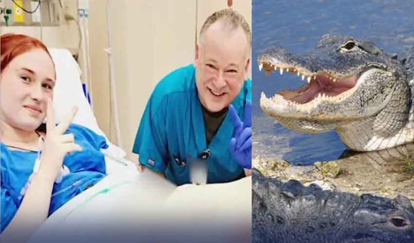 15 سالہ لڑکی نے اپنی حاضر دماغی سے خود کو مگر مچھ کے حملے سے بچالیا