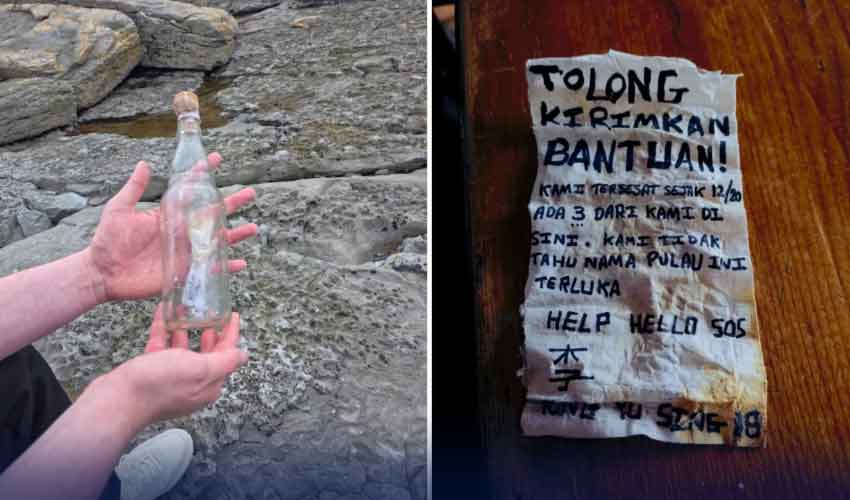 آئرلینڈ کے ساحل سے ملنے والے بوتل میں بند پیغام نے 4 سال پرانا معمہ زندہ کر دیا