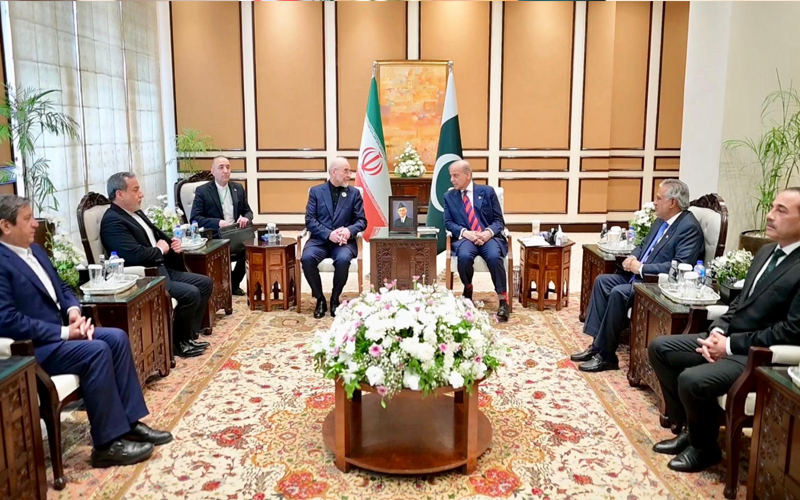 وزیراعظم شہباز شریف سے ایرانی وفد کی ملاقات