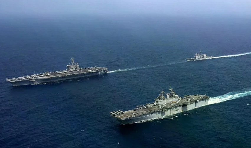 مشرقِ وسطیٰ کشیدگی میں اضافہ، امریکی بحری بیڑہ ابراہم لنکن مشرقِ وسطیٰ پہنچ گیا