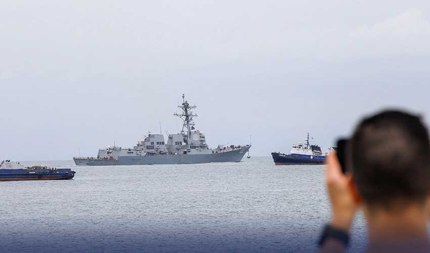 امریکی فورسز کی کیریبین سمندر میں ایک کشتی پر فضائی حملہ، 3 افراد ہلاک