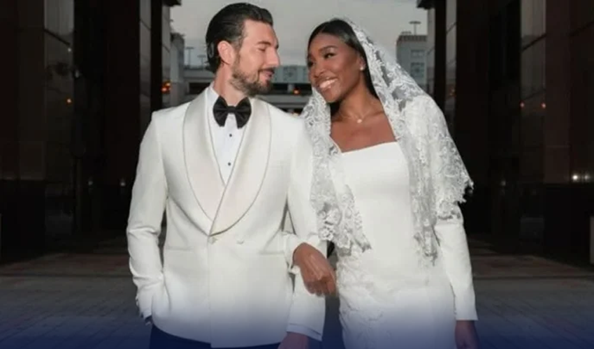 امریکی ٹینس اسٹار وینس ولیمز اور اطالوی اداکار آندریا پریٹی رشتہ ازدواج میں منسلک